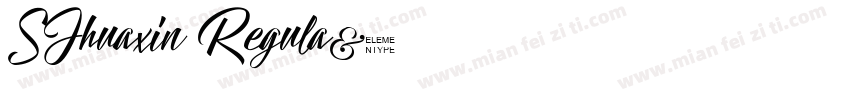 SJhuaxin Regula字体转换